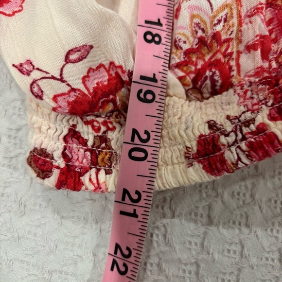 Sky and Sand pink and cream blouse size Medium - Picture 6 of 8